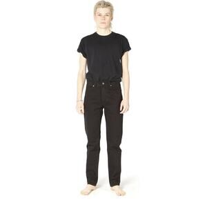 Decade Alex Unisex Black Slim‎ Tapered Button Fly 32
